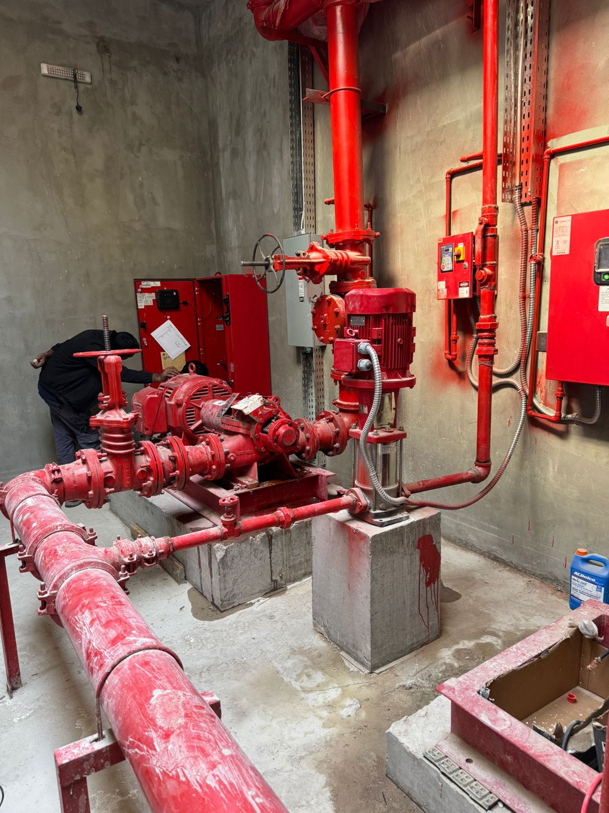 Design of fire pump rooms