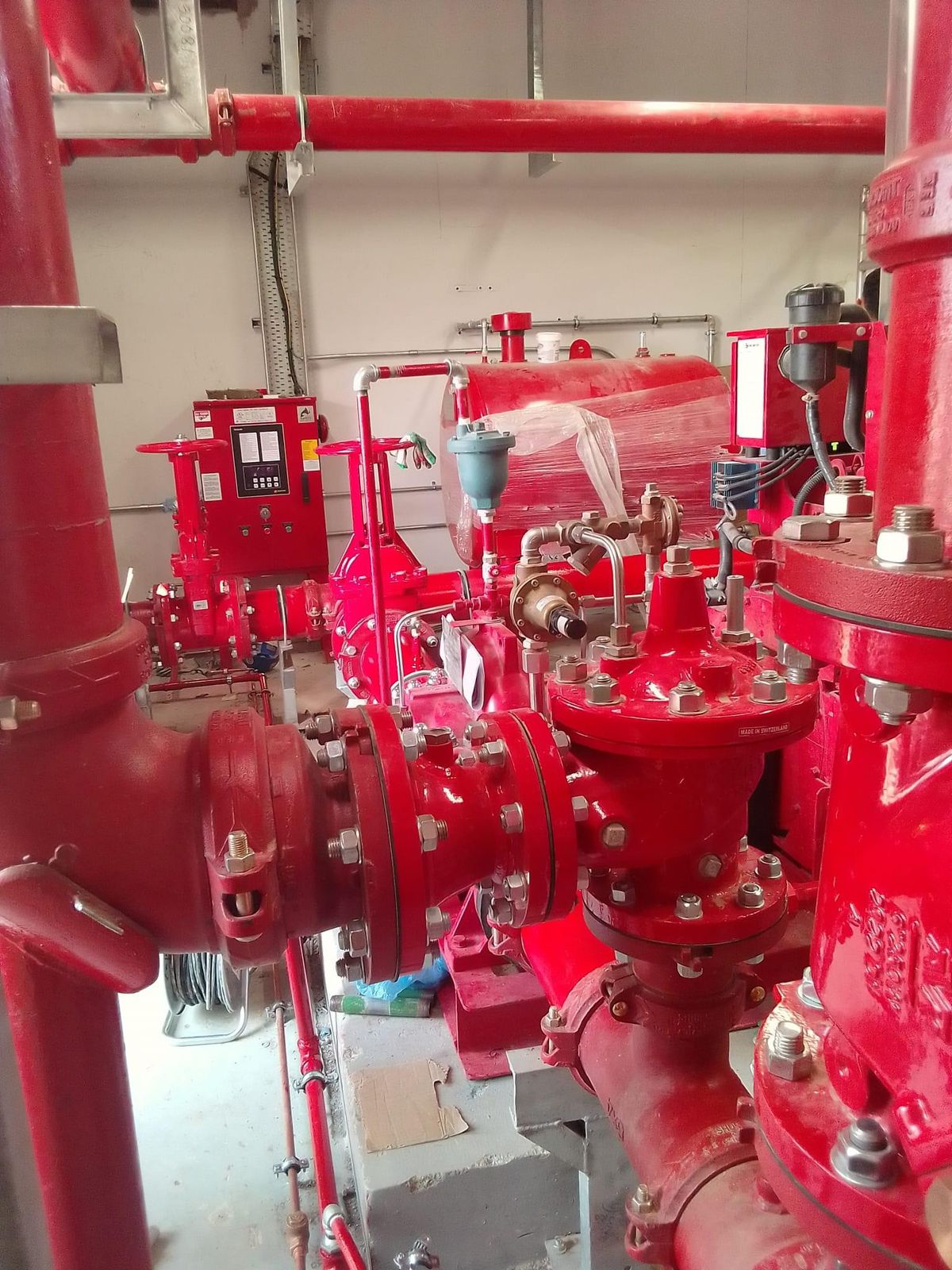 Design of fire pump rooms